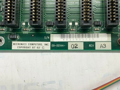MICRONICS COMPUTER 47-0019-054 BOARD 
