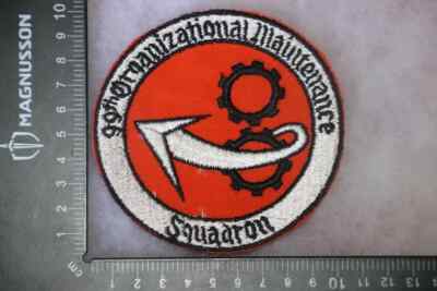 ORIGINAL USAF AIR FORCE SQUADRON PATCH 99TH ORGANISATORICAL MAINTENANCE SQDN A105
