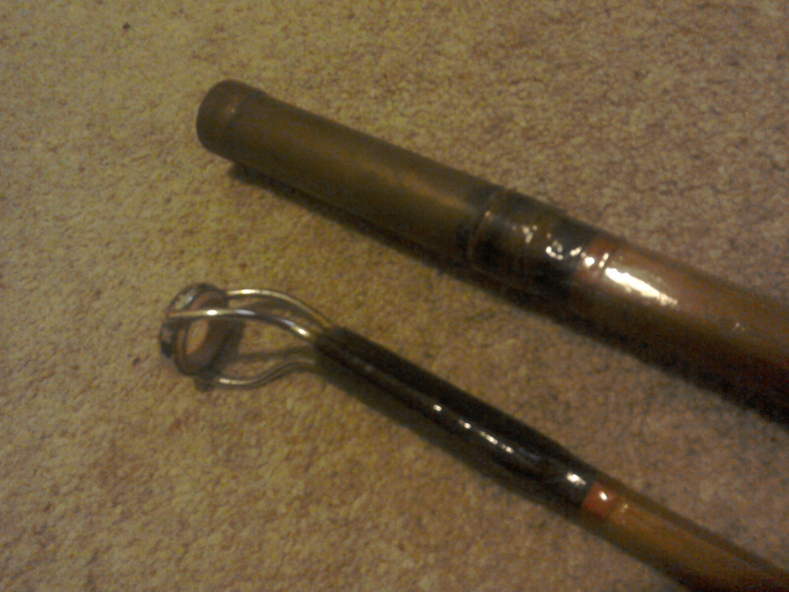 Vintage Split cane fishing rod eBay
