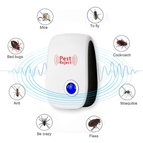 Lot Ultrasonic Pest Reject Home Control Electronic Repellent Rat Mice Repeller - Bild 3 von 25
