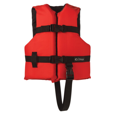 ONYX NYLON CHILD LIFE JACKET RED