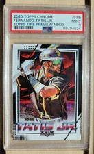 🔥2020 Topps Chrome MLB Baseball #FP5 Fernando Tatis Jr Fire Preview NBCD PSA 9