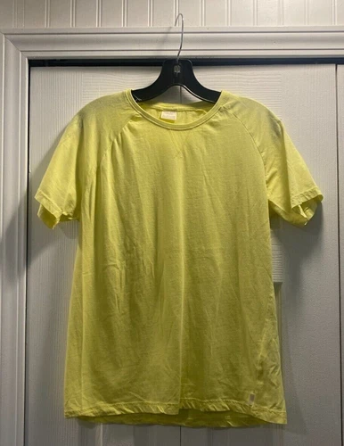 Zara Boys Yellow Cotton Crewneck Tee T Shirt 13/14 164 CM