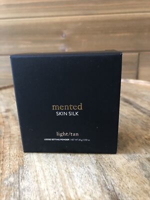 MENTED Skin Silk Loose Setting Powder LIGHT/TAN 26g. Full Size. New in Box