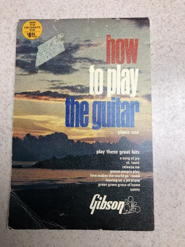 GIBSON HOW TO PLAY THE GUITAR SONG BOOK 1971 VINTAGE