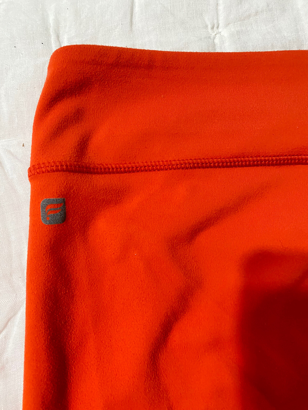 Fabletics M Solid Orange Yoga Running Track Pants… - image 4