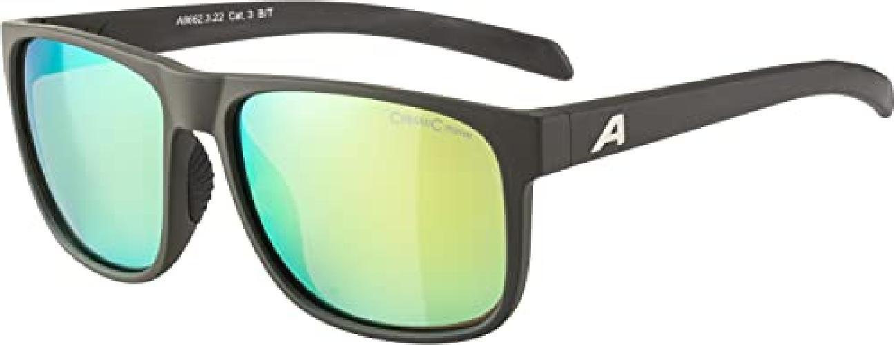 ALPINA Nacan Iii, Sunglasses Unisex Adulto, Coffee-grey Matt, Taglia unica