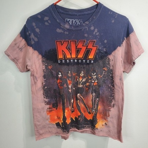 Bleached Kiss Destroyer shirt size 