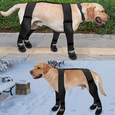 Dog Adjustable Suspender Boots Waterproof Dog Shoes Anti-Slip Pet Paw Protector