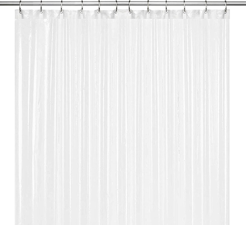 Bathroom Shower Curtain - Waterproof Plastic Shower Curtain Premium PEVA Non-Tox