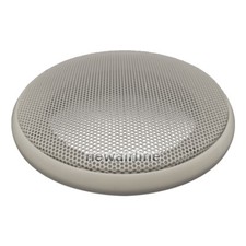 2pcs 4" inch Speaker Cover Car Audio Decorative Circle Metal Mesh Grille Beige1