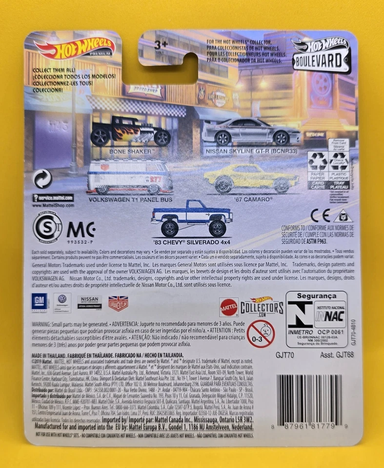 Hot Wheels Boulevard Volkswagen T1 Panel Bus #3 White Magnus Walker Outlaw - Image 3 of 4