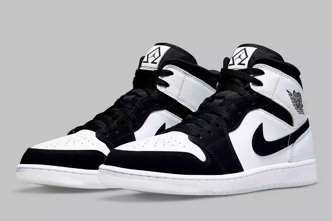 Nike Air Jordan 1 Mid Omega Black White DH6933-100 Men US 7 - 12