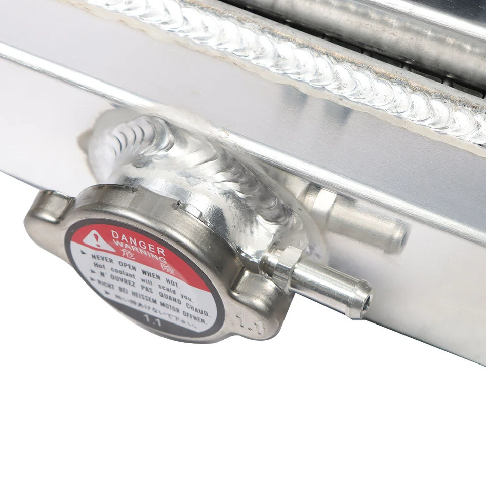 2 Row Aluminum Core Racing Radiator+12v Fan Shroud For 2002-2007 Subaru Impreza - Изображение 3 из 4