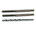 High Carbon Steel  6-48 tpi  Tap Set   with Cobalt Drill   NEW