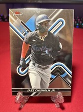 2022 Topps Finest Jazz Chisholm Jr. Card #64 Miami Marlins A171