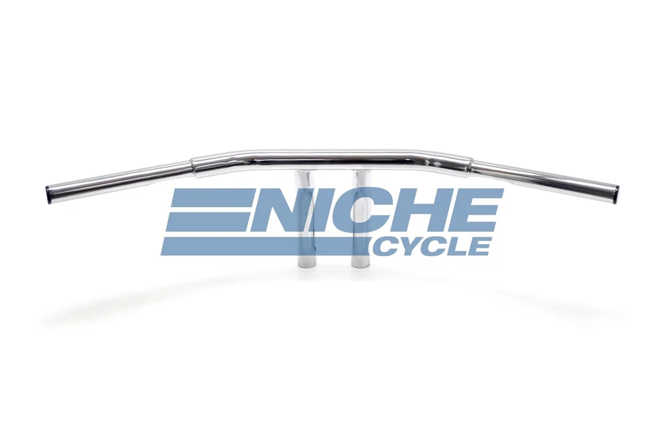 1-дюймовый стальной T-образный руль Harley Chopper Fat 1-1/4 дюйма с подъемом 8 дюймов - Изображение 2 из 4