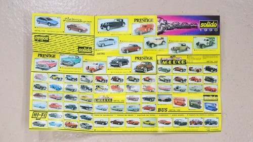 CATALOGUE CZ5 SOLIDO 1990 katalog catalogo - Foto 3 di 4