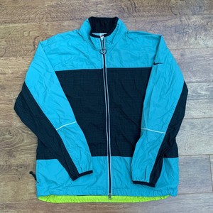 teal windbreaker nike
