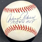 Johnny Podres signed "1955 WS MVP" ONL Baseball autograph Beckett BAS