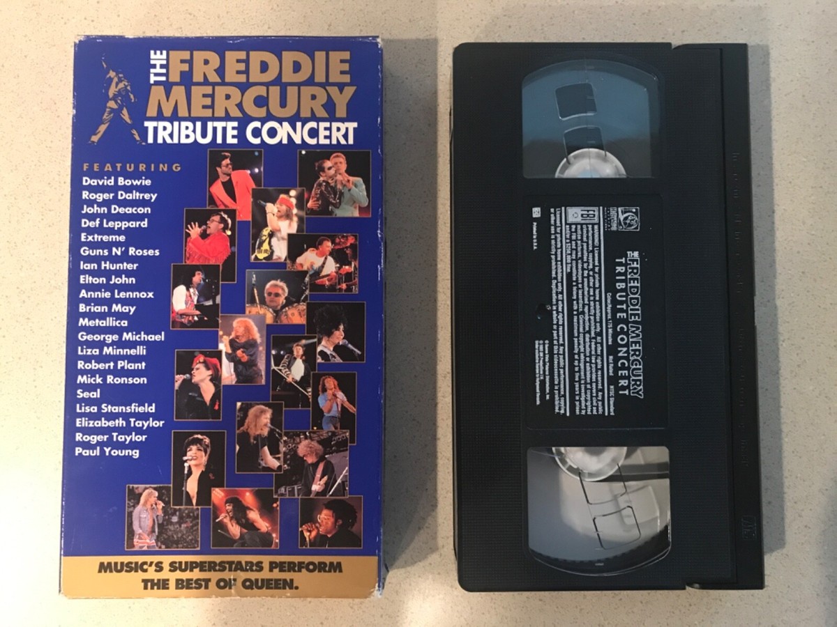 The Freddie Mercury Tribute Concert (VHS, 1993) David Bowie