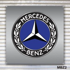 Mercedes Banner Sign Wall Art