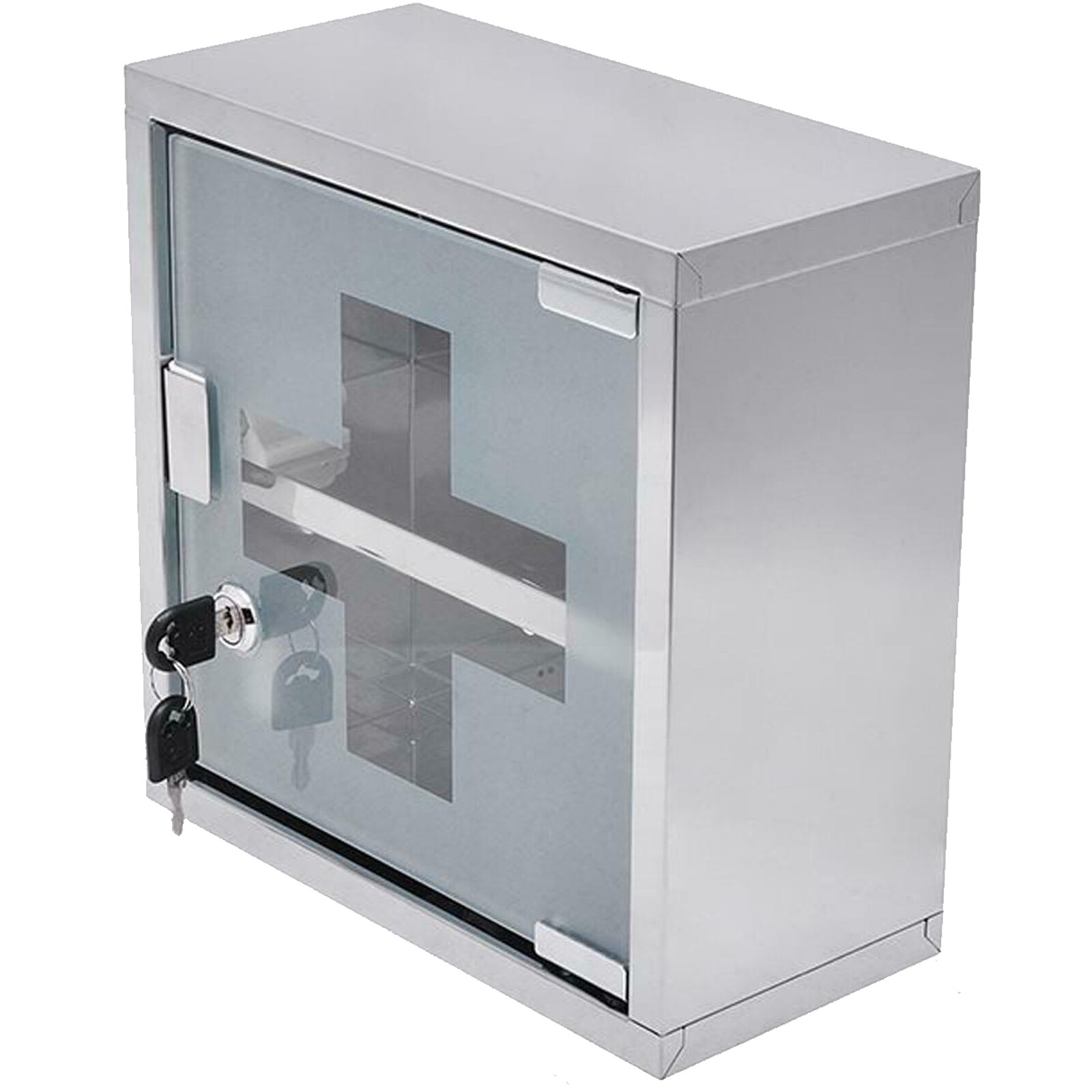 Wall Mounted Medicine Box Lock Stainless Steel First Aid