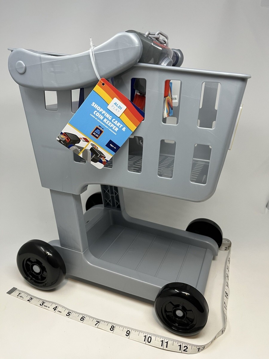 ALDI Shopping Cart And Coin Keeper Toddler Buggy NEW HTF