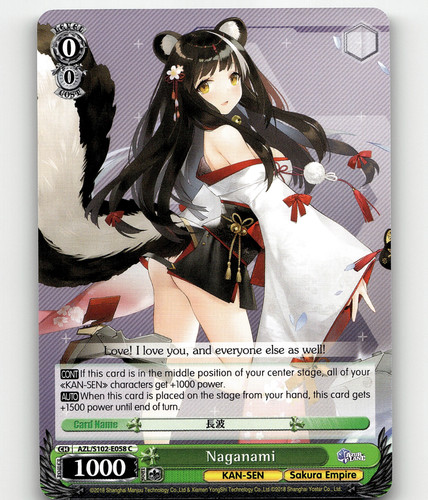 46▢ドレイク SP サイン AZL/S102-009SP KM0625-6 Signed Drake SP Foil Weiss Schwarz Azur Lane Card AZL/S102-009SP