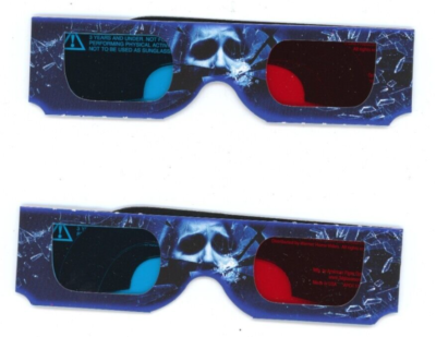 2009 Set Of Final Destination 3D Glasses - Main Image