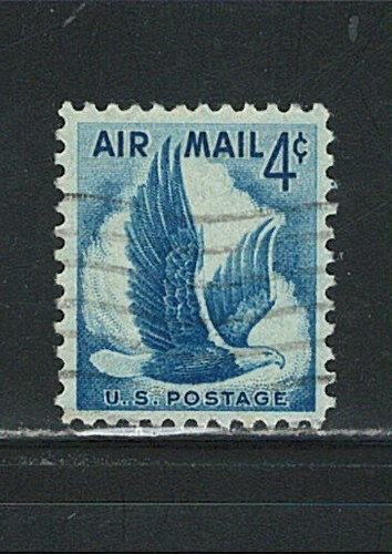 US Single air mail Stamp,(used) Combine shipping $0.10 for each Additional Item.