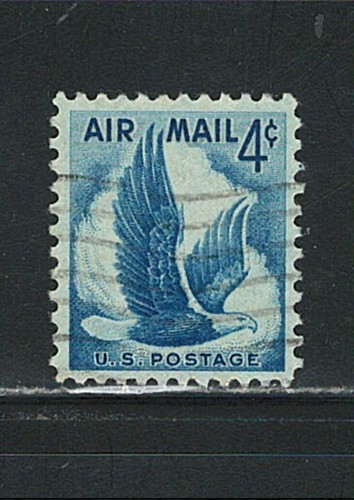 US Single air mail Stamp,(used) Combine shipping $0.10 for each Additional Item. - Picture 1 of 1