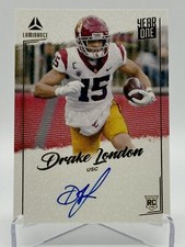 2022 Luminance Drake London YSR-DLO Year One Signatures Blue Ink RC Auto Falcons