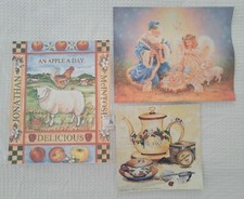 Lotto set stock 17 stampe tiling decoupage 3 soggetti assortiti piastrella NUOVI