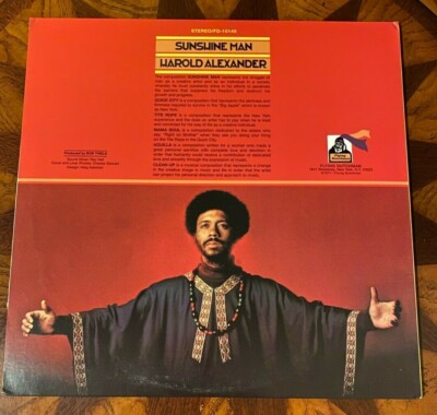 洋楽 Harold Alexander Sunshine Man LP FD10145 HAROLD ALEXANDER -Sunshine Man ~FLYING DUTCHMAN 10145 {nm reissue