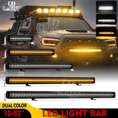 E-geprüft E9 12 22 32 42 52 Zoll Led lightbar Lichtbalken Auto Offroad SUV 12V