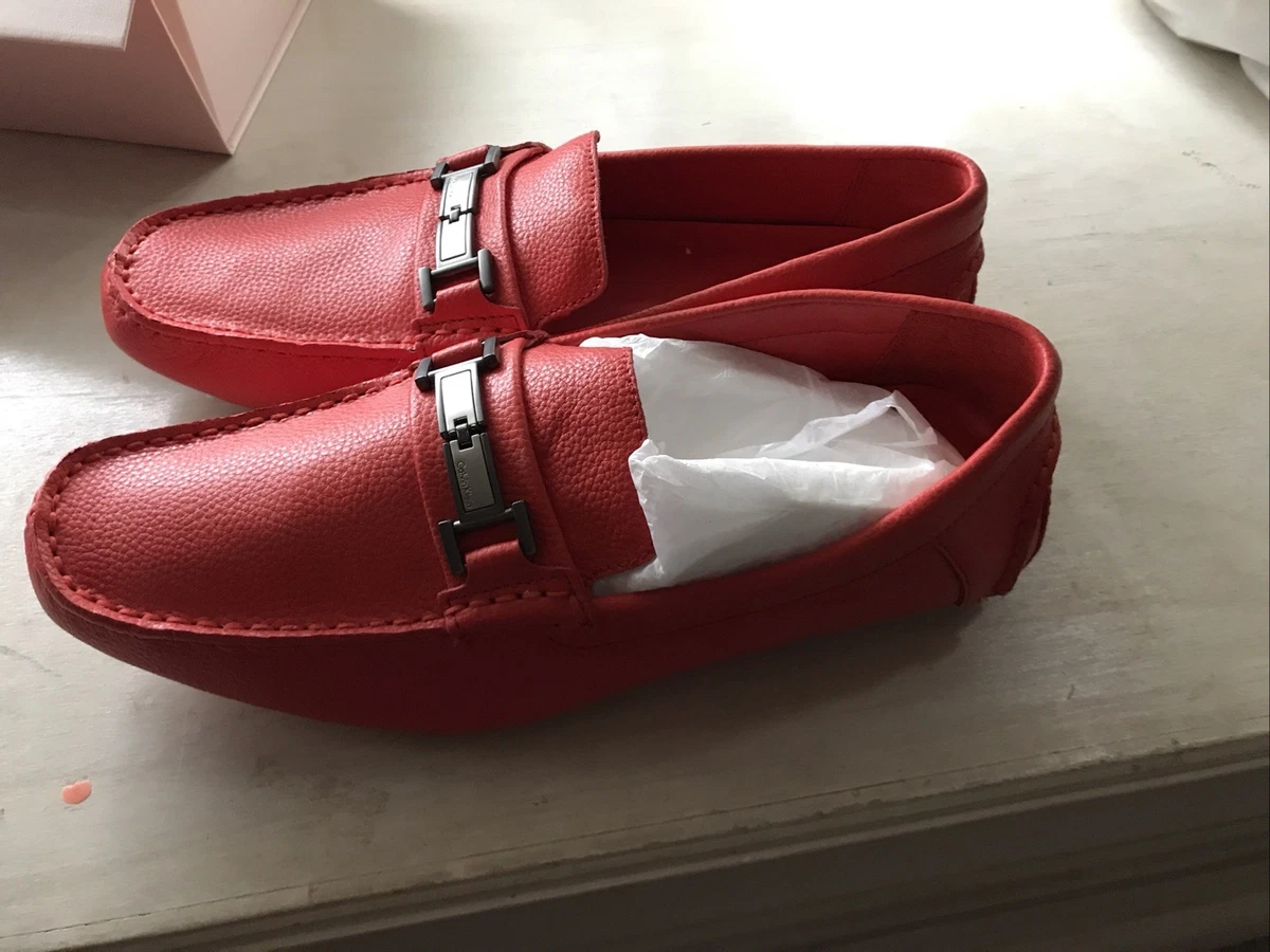 Red Loafer Suede Casual Shoes for Men for sale | eBay