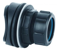 McAlpine BOSSCONN1.25BL Black Soil Pipe Boss Connector 1.25BL S&RW x 1.1/4 Inch