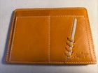 Rawlings Leather Baseball Wallet / Notecard Holder - Brown