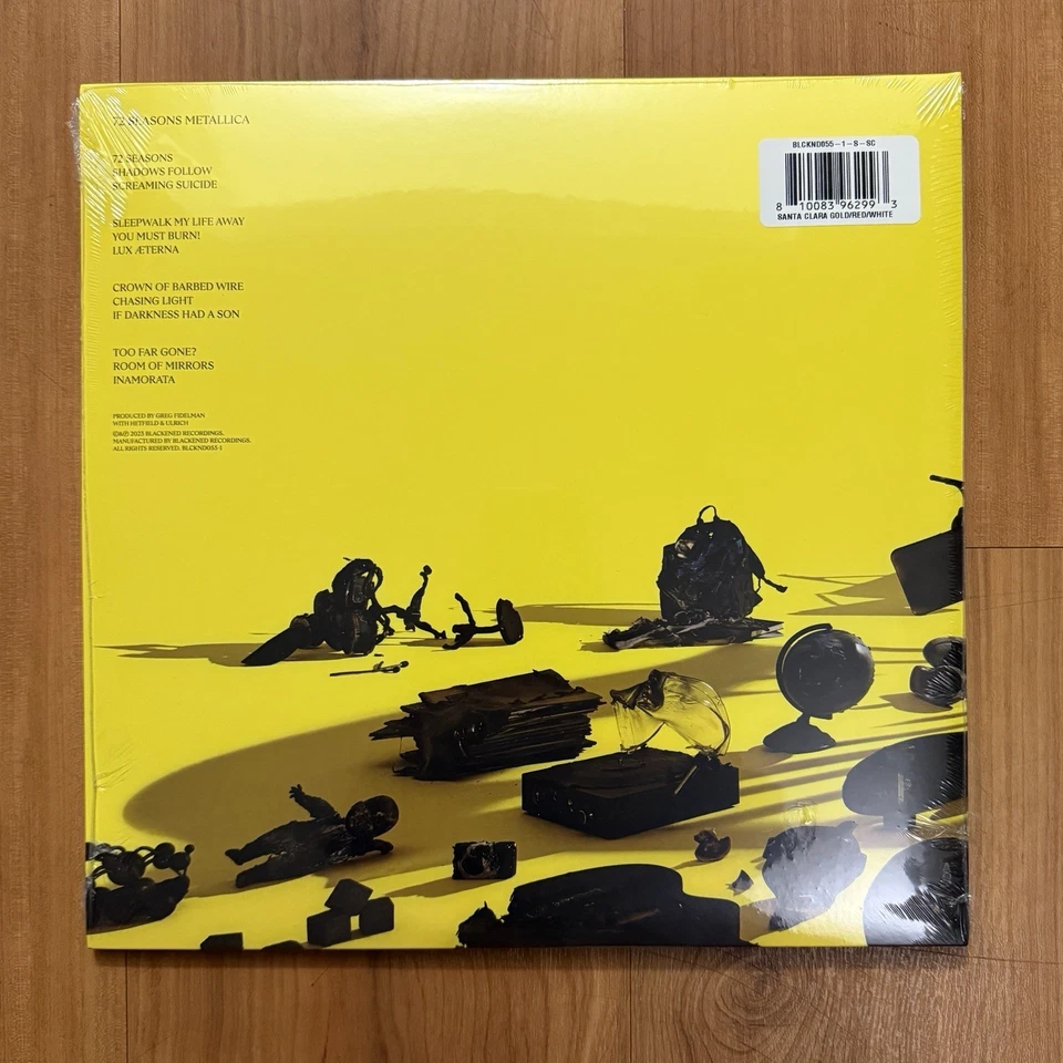 METALLICA SANTA CLARA CALIFORNIA SPLATTER VINYL POP UP SHOP SAN JOSE RECORD 2025 — 第 4/4 张图片