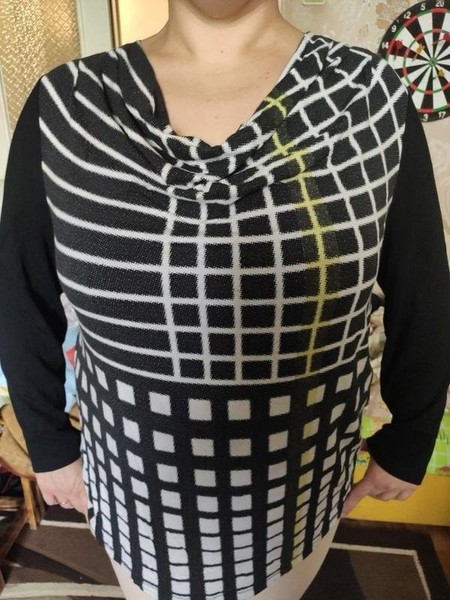 Women Gerry Weber Shirt Black Viscose 48 / 4XL / #81VI