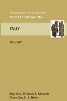 Italy 1915-1919. Official History Of The Great War Other Theatres | Edmunds