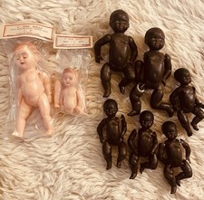 Lot Of 8 Vintage Dolls with moving hands and Legs