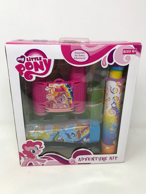 My Little Pony Box Kit with Binoculars, Flashlight, Telescope, 35mm