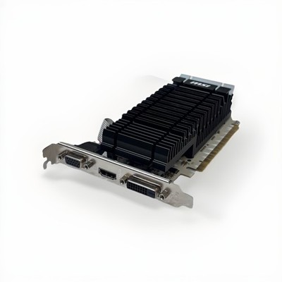MSI NVIDIA GeForce GT 730 2GB DDR3 (N730K-2GD3H/LP) | VGA, DVI, HDMI #155E