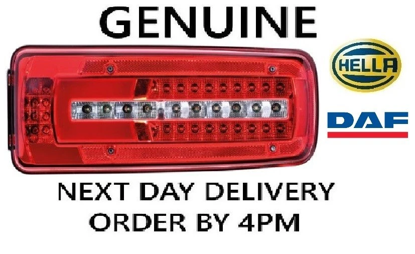 Bowers Rear Tail Light Lens Pair For DAF 65/75/85/95, Heuliez, Irisbus - Part 9988013