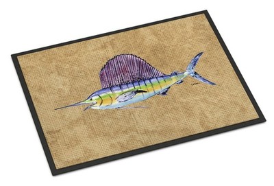 Caroline'S Treasures Carolines Treasures 8813Mat Swordfish 18X27 Front Door Mat