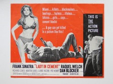 Frank Sinatra Raquel Welch Lady in Cement Movie Promotional Leaflet