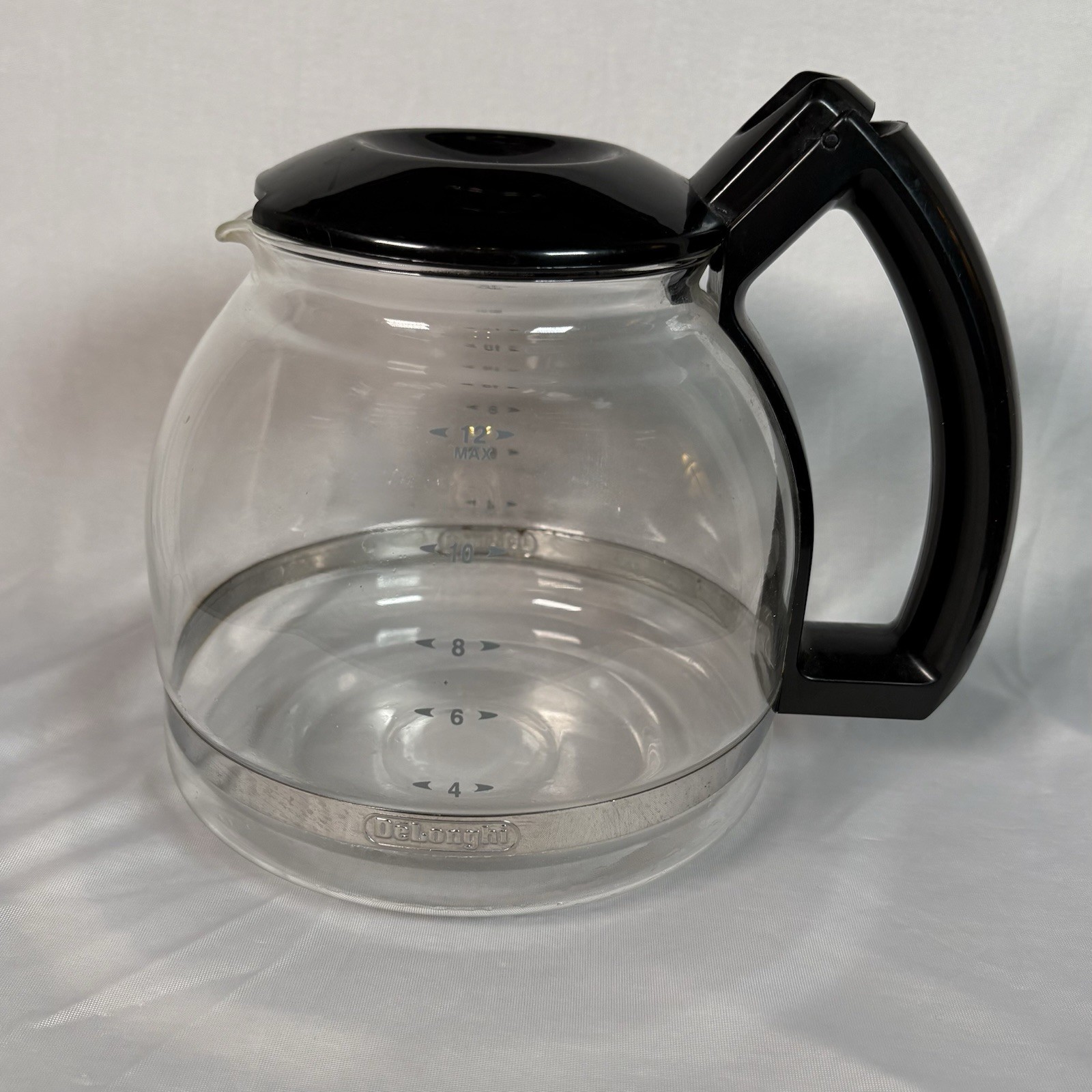Carafe Glass 12-cup Replacement Pot Black Top/handle