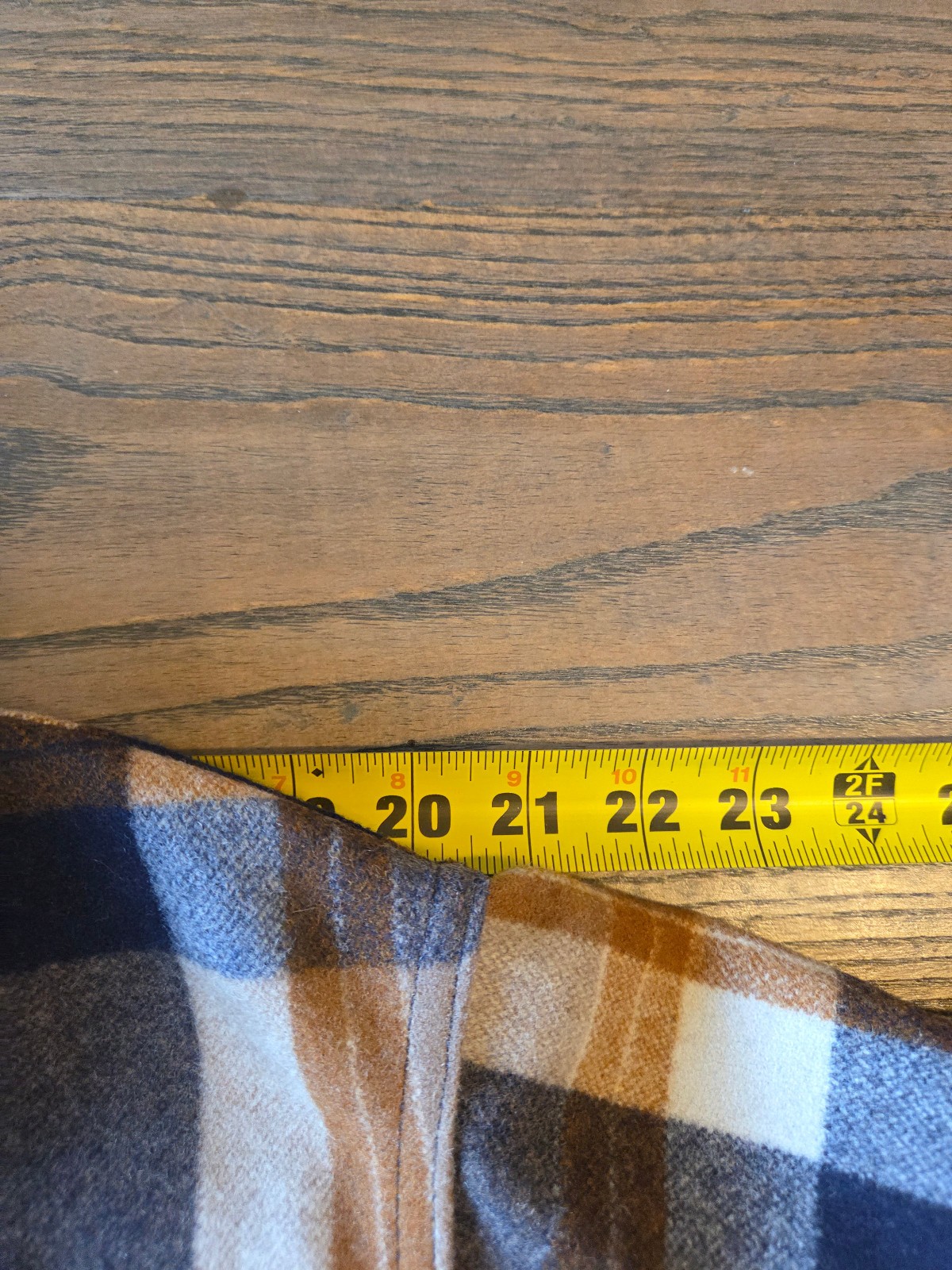 Filson Wool Jac Shirt -Made in USA - Navy / Bronze Jacket Plaid - size  XL - NWT